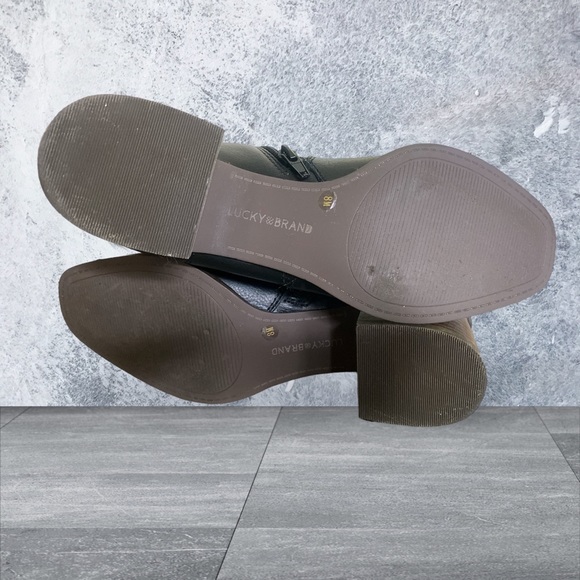 Lucky brand genuine leather ankle boot size 8 - Picture 4 of 6